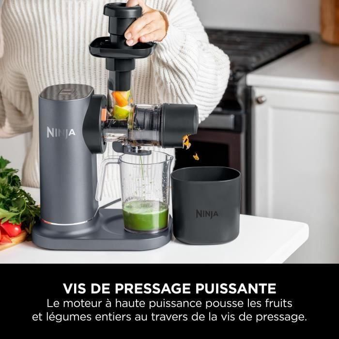 Extractor de jugos Ninja JC151EU, 150 W, 0,887 L, gris-negro 4 Extractor de jugos Ninja JC151EU, 150 W, 0,887 L, gris-negro 4