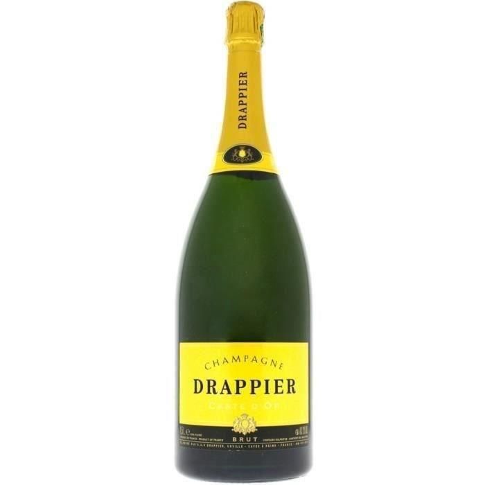 Tarjeta dorada Magnum Drappier Cuvée Champagne 2