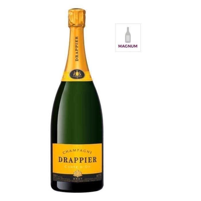 Tarjeta dorada Magnum Drappier Cuvée Champagne