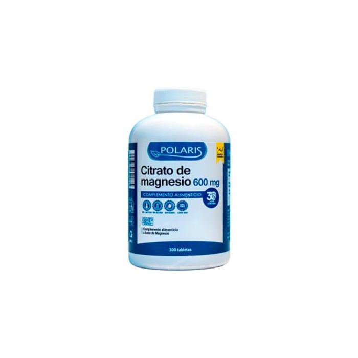 POLARIS Citrato de Magnesio 600 mg 300 Tabletas