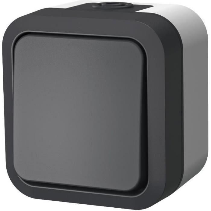 QUARX AUC1708084337747 Interruptor de dos vías Aqua Pro, IP55, conexión rápida, conforme a NF