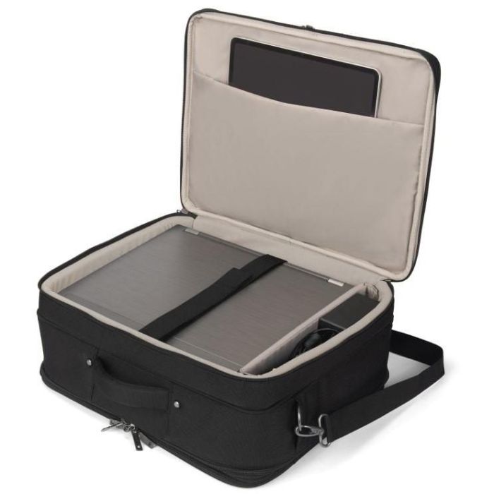 DICOTA Multi TWIN FIVE Funda Maletín para Portátiles de 15 a 17.3 pulgadas - Negro 11