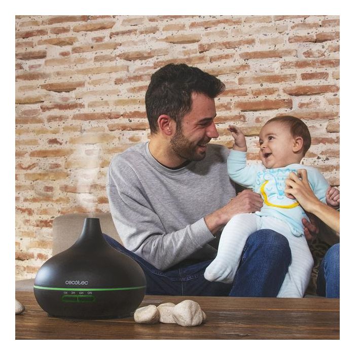 Cecotec Pure Aroma 300 Yin Humidificador Ultrasónico 0.3 L Negro, Madera 10 W Cecotec Pure Aroma 300 Yin Humidificador Ultrasónico 0.3 L Negro, Madera 10 W