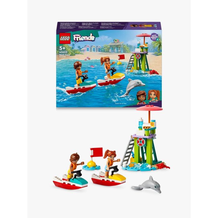 LEGO 42623 Moto Acuática de la Playa Friends con 2 Minipersonajes, Delfín y Accesorios, Juguete +5 años 2 LEGO 42623 Moto Acuática de la Playa Friends con 2 Minipersonajes, Delfín y Accesorios, Juguete +5 años 2