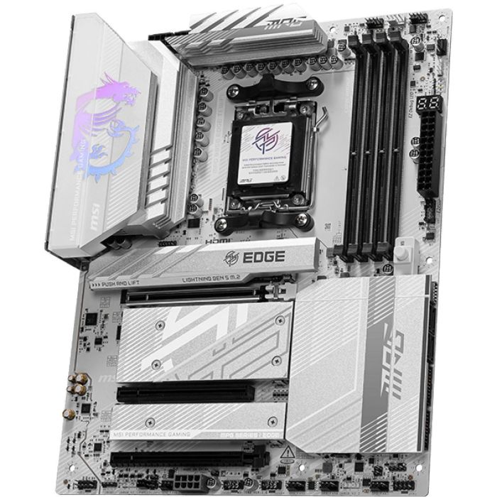 MSI PLACA MPG B850 EDGE TI WiFi, AMD AM5, B850, DDR5 256GB, WiFi 7, ATX - 911-7E62-01S 1