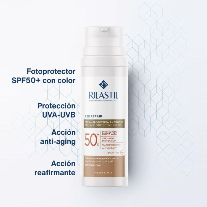 Rilastil Sun System Age Repair Color Fotoprotector Anti-Envejencimiento Con Color Spf50+ 2