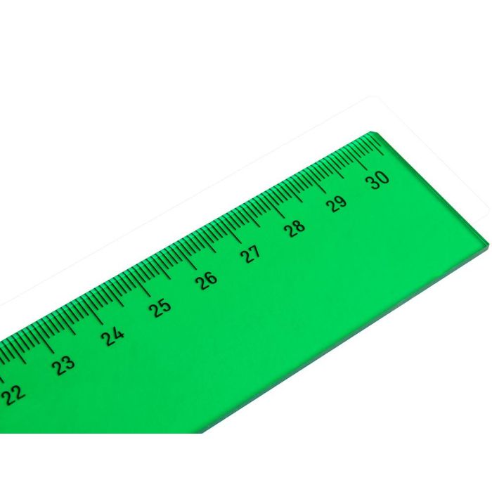 Regla Liderpapel 30 cm Acrilico Verde 2