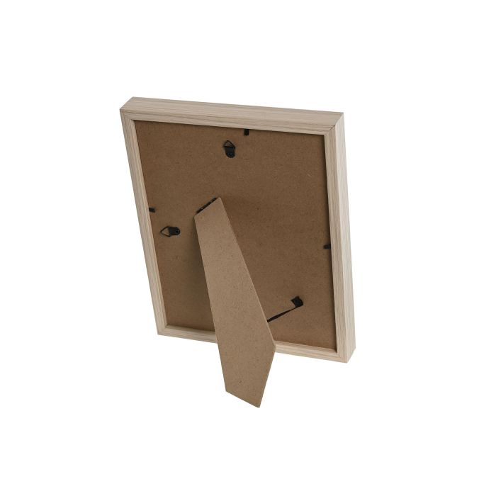 DKD Home Decor Marco Foto 20X25 Basicos Natural MDF Cristal 21.5 x 3 x 26.5 cm (4 Unidades) 2