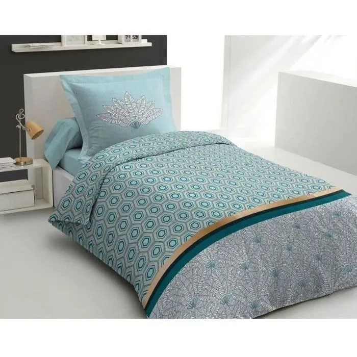 Home Linge Passion HOM3701393706841 Juego Nórdico 140x200 cm - Funda Nórdica y Funda de Almohada - 100% Algodón 57 Hilos - Verde Esmeralda 0 Home Linge Passion HOM3701393706841 Juego Nórdico 140x200 cm - Funda Nórdica y Funda de Almohada - 100% Algodón 57 Hilos - Verde Esmeralda 0