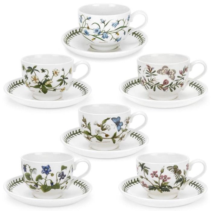 Portmeirion Taza Desayuno Con Plato 280 Ml Botanic Garden (6 Unidades) 1