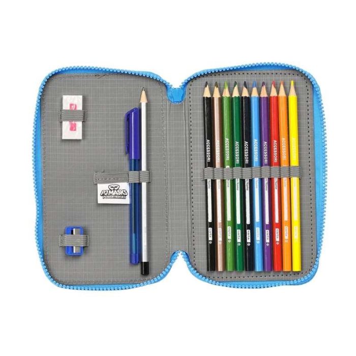 Plumier Doble PJ Masks Azul 12.5 x 19.5 x 4 cm (28 piezas) 6 Plumier Doble PJ Masks Azul 12.5 x 19.5 x 4 cm (28 piezas) 6