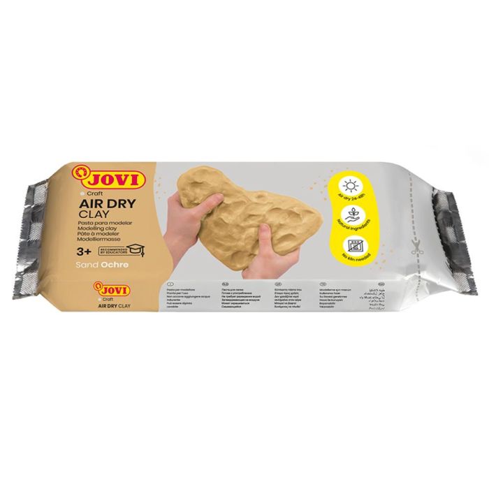 Pasta Jovi Para Modelar Air Dry Clay 250 gr Color Ocre