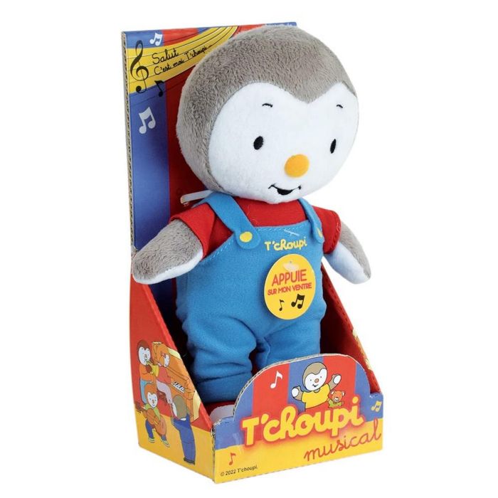 Peluche musical Jemini T'choupi +/- 20cm 1