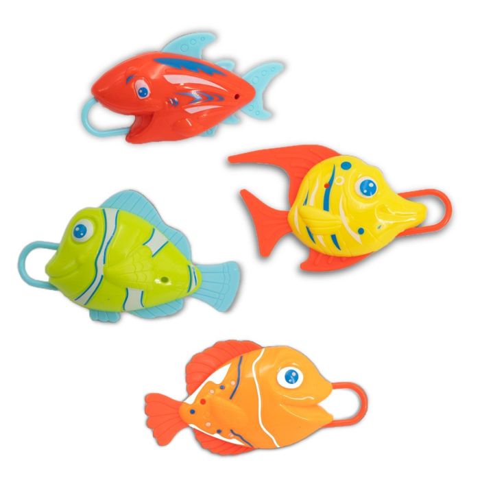 Tachan Juego de Pesca para Bañera con Caña y 4 Peces de Colores, +12 meses 3