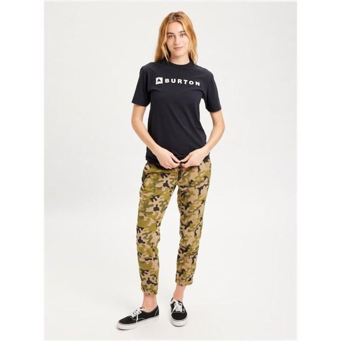 Camiseta de Manga Corta Hombre Burton Horizontal Mountain Negro 13-14 Años 1