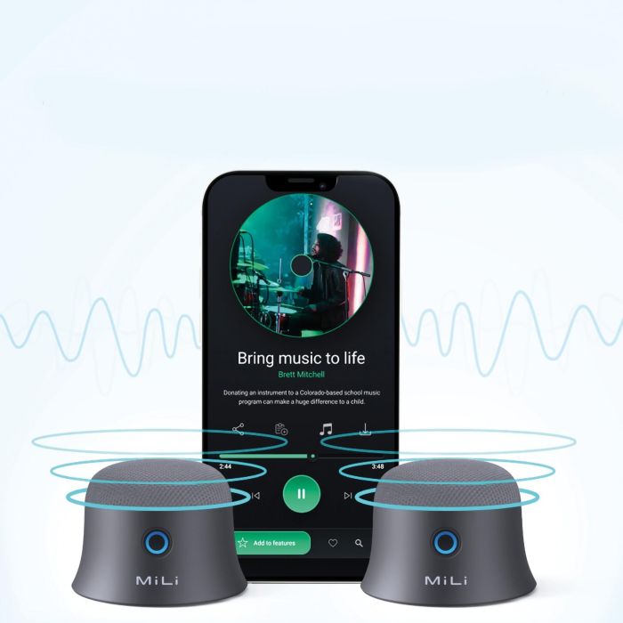 ultron Mag Soundmate magnetic BT Speaker 2 Stück black 2 ultron Mag Soundmate magnetic BT Speaker 2 Stück black 2