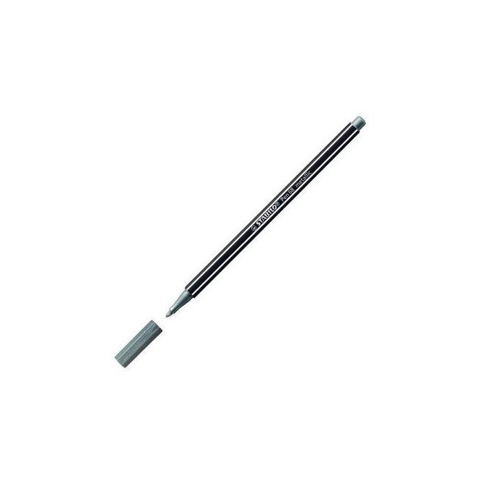 Stabilo Rotulador Pen 68 Metallic Plata Caja 10 Ud Stabilo Rotulador Pen 68 Metallic Plata Caja 10 Ud