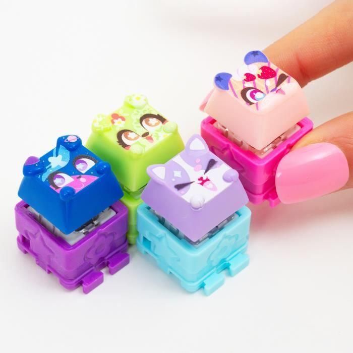 Clickeez - GOLIATH - Llavero Deluxe - Llaves Coleccionables - 1 cubo clickeez + 4 clickeez + 3 dijes - Edades 6+ 2 Clickeez - GOLIATH - Llavero Deluxe - Llaves Coleccionables - 1 cubo clickeez + 4 clickeez + 3 dijes - Edades 6+ 2