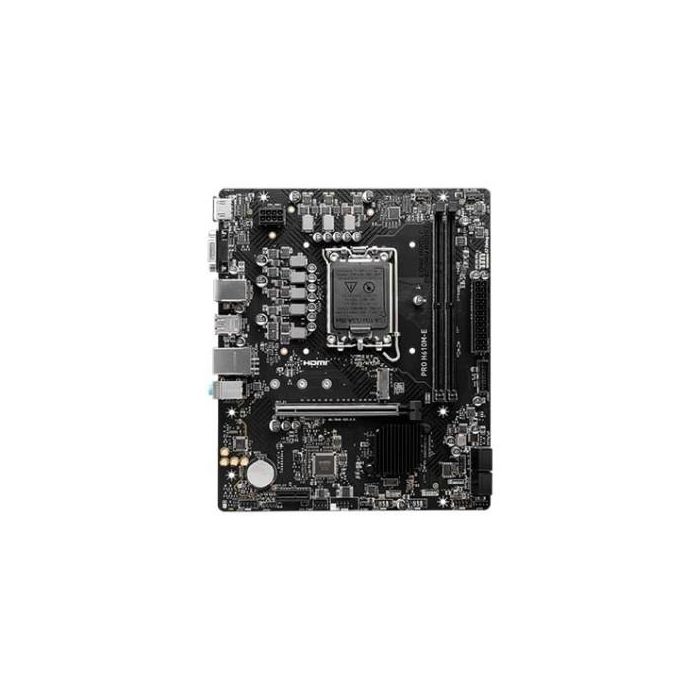 MSI PRO H610M-E Intel H610 LGA 1700 micro ATX 1 MSI PRO H610M-E Intel H610 LGA 1700 micro ATX 1