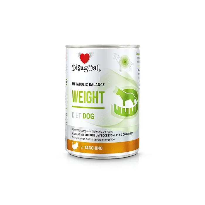 Disugual Diet Dog Weight Pavo 6x400 gr