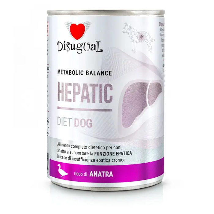 Disugual Diet Dog Hepatic Pato 6x400 gr