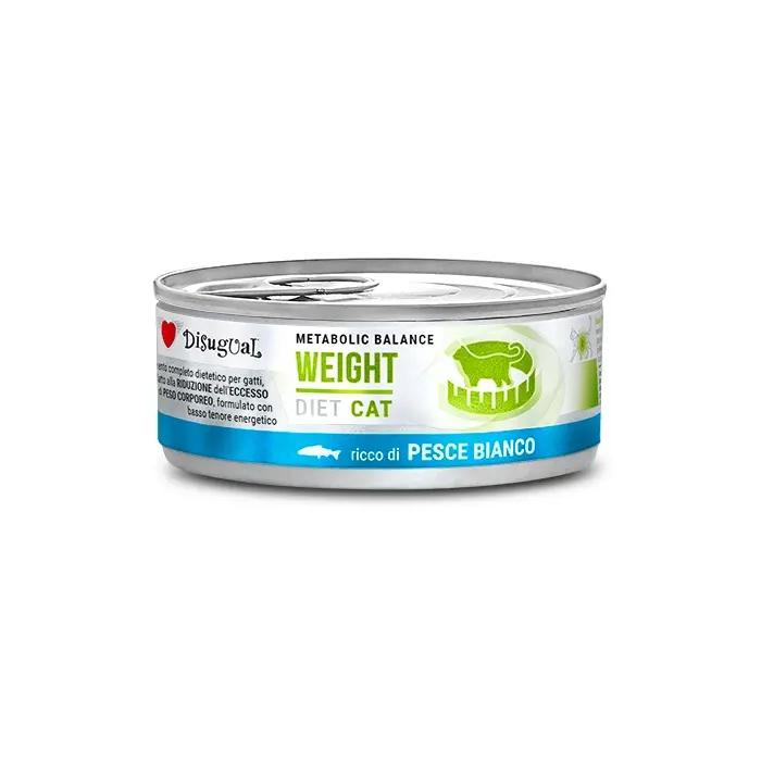 Disugual Diet Cat Weight Pescado Blanco 12x85 gr
