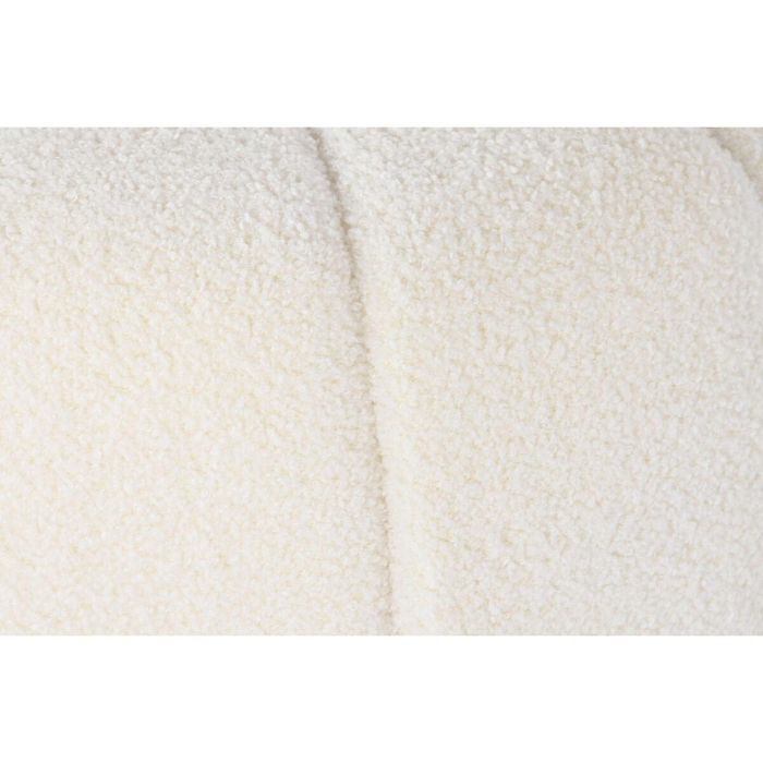 DKD Home Decor Reposapiés Blanco Poliéster de 50 cm Ancho x 50 cm Largo x 37 cm Alto | Asiento 38 cm 1 DKD Home Decor Reposapiés Blanco Poliéster de 50 cm Ancho x 50 cm Largo x 37 cm Alto | Asiento 38 cm 1