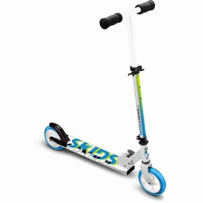 Stamp Patinete Plegable Ruedas PU 145mm Rodamientos ABEC 5 Altura Ajustable Freno Trasero Placa Aluminio Antideslizante Carga Máx. 100 kg