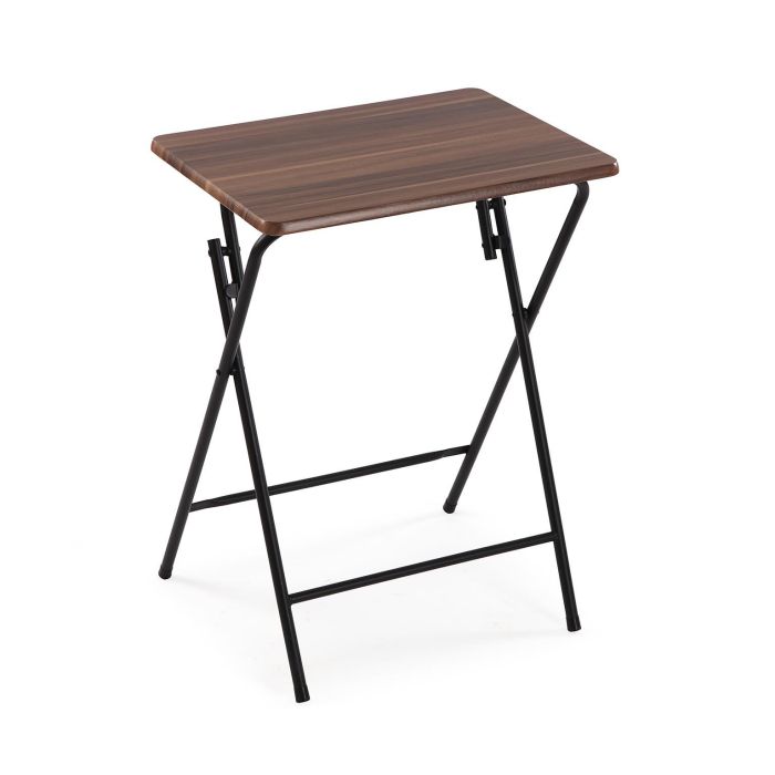 Versa Mesa Plegable 37.5x47.5x65.5 cm, Madera MDF y Metal Versa Mesa Plegable 37.5x47.5x65.5 cm, Madera MDF y Metal