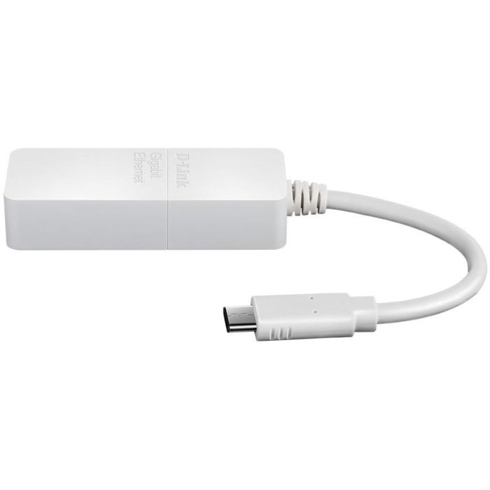 D-Link DUB-E130 Adaptador USB-C a Gigabit Ethernet de 1Gbps para Conexión de Red por Cable Plug & Play 1