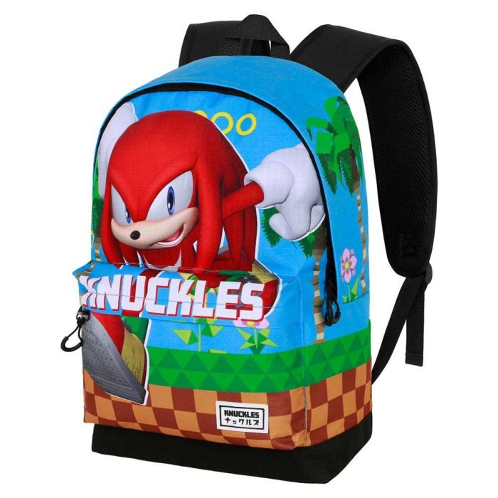 Mochila HS FAN 2.2 Run Sonic The Hedgehog - SEGA Knuckles Multicolor