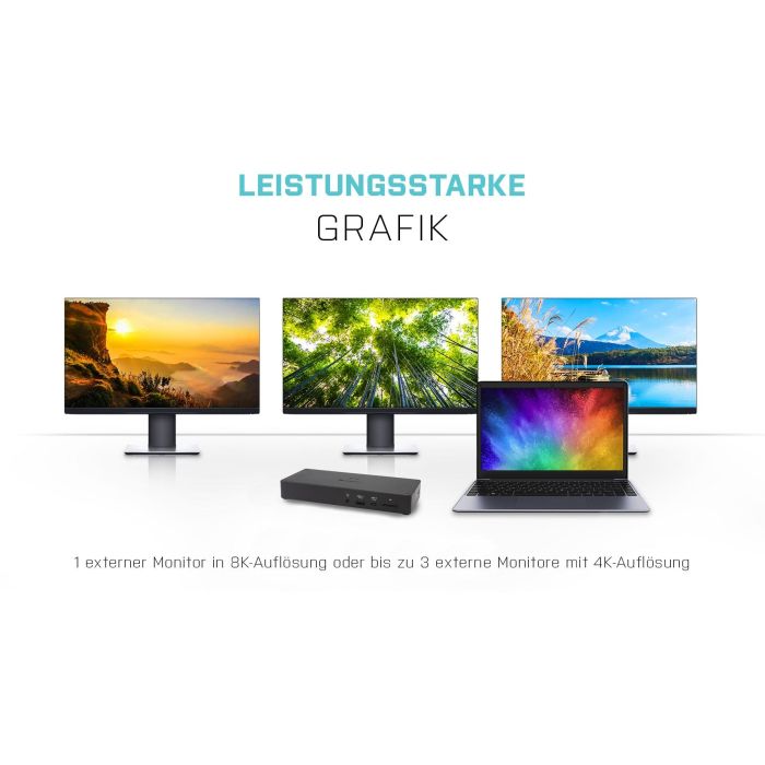 Dockstation i-Tec TB3TRIPLEDOCKPD Negro 2