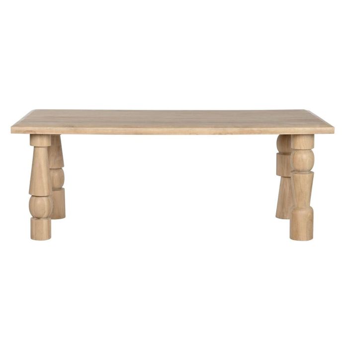 Mesa Comedor Moderno DKD Home Decor Natural 90 x 76 x 200 cm 1 Mesa Comedor Moderno DKD Home Decor Natural 90 x 76 x 200 cm 1