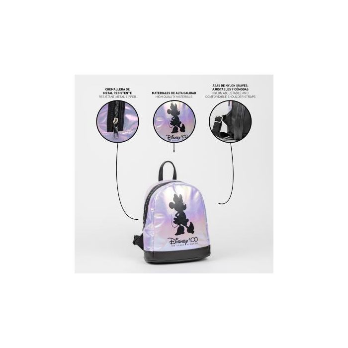 Mochila Casual Disney Multicolor 19,5 x 25 x 11 cm 4 Mochila Casual Disney Multicolor 19,5 x 25 x 11 cm 4