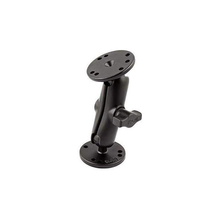 RAM Mounts RAM Universal Double Ball Mount with Two Round Plates 0 RAM Mounts RAM Universal Double Ball Mount with Two Round Plates 0
