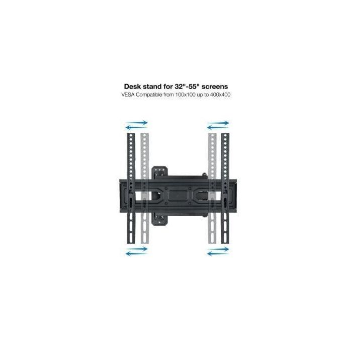 TOOQ SOPORTE PARED PANTALLAS 32-55" GIRA/INCLI NEGRO 1 TOOQ SOPORTE PARED PANTALLAS 32-55" GIRA/INCLI NEGRO 1