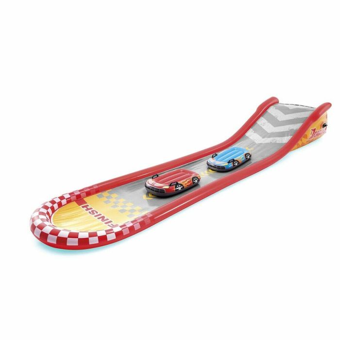 Pista hinchable deslizante racing fun 561x119x76 cm