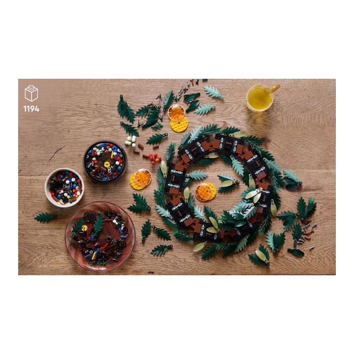 LEGO Art Corona de Navidad, Juego de Construcción, 1194 Piezas, Multicolor, 18+