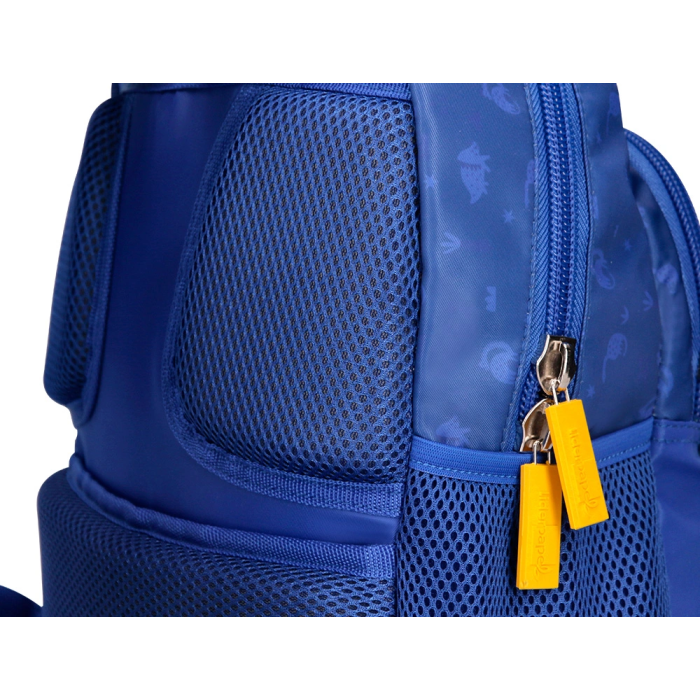Liderpapel Mochila Multibolsillo Infantil Dino Azul 350x110x270 mm 9