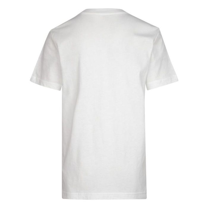 Camiseta de Manga Corta Infantil Jordan 95A088-001 Blanco 6