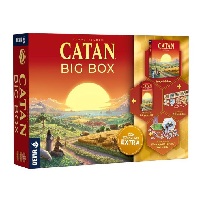 Devir Catan Big Box Juego de Mesa Completo Edición Ampliada 5-6 Jugadores Incluye Expansiones y Escenarios 0 Devir Catan Big Box Juego de Mesa Completo Edición Ampliada 5-6 Jugadores Incluye Expansiones y Escenarios 0