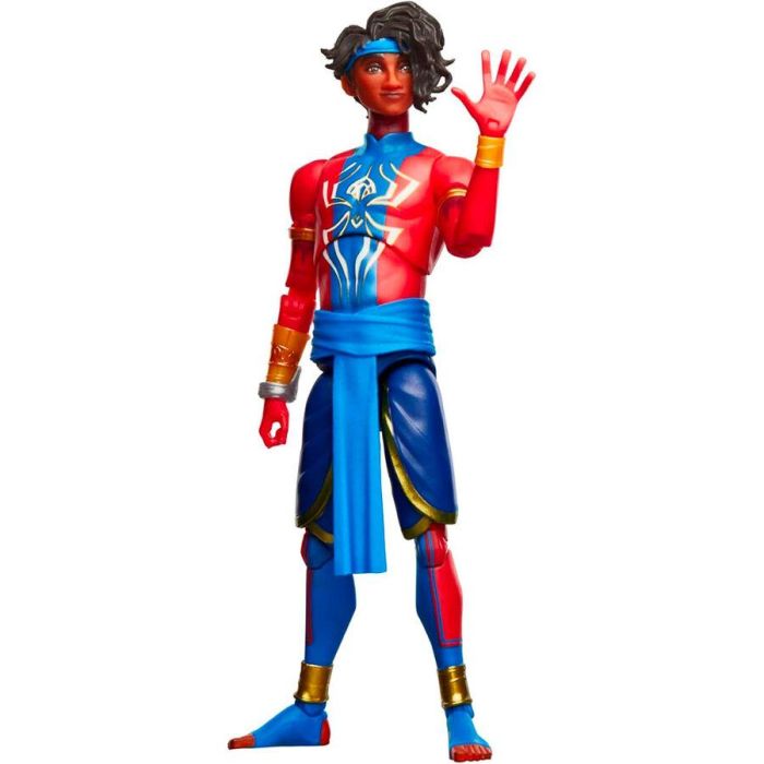 Hasbro F9172 Figura Articulada Pavitr Prabhakar Spider-Man India Marvel Legends Series Spider-Man: Across the Spider-Verse 15 cm con accesorios 6