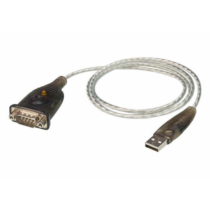 Aten Adaptador USB a RS-232 Serie Convertidor 1m DB9 COM para PC y Mac