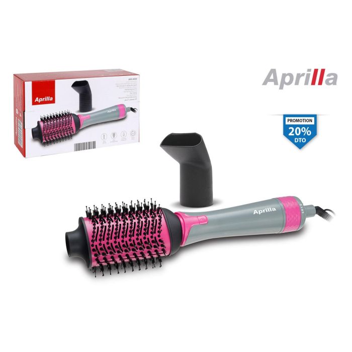 Aprilla Cepillo Moldeador de Pelo 1200W 360º 0 Aprilla Cepillo Moldeador de Pelo 1200W 360º 0