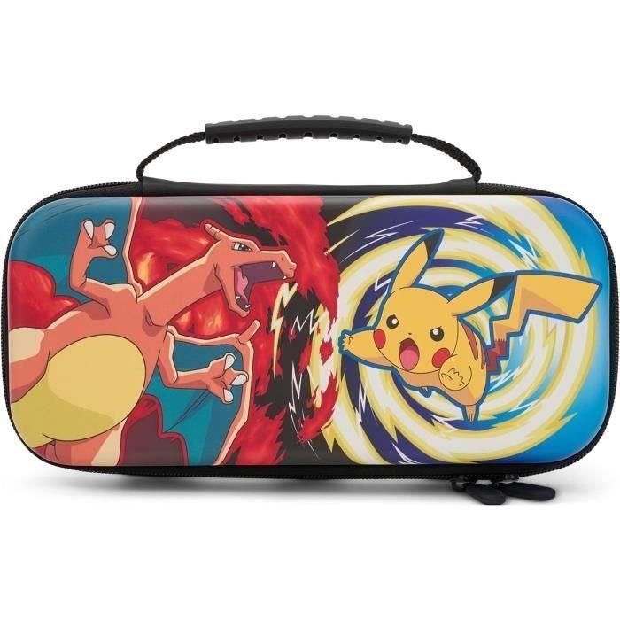 Estuche Protector Compacto Nintendo Oled Switch O Lite Charizard Vs Pikachu POWER A 1522646-01 1