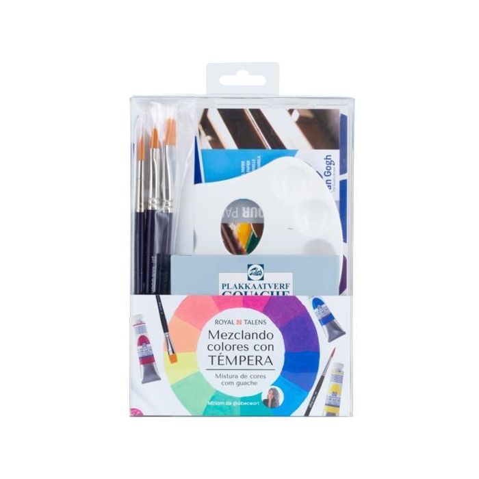 Talens Set Mezclando Colores Con Témpera