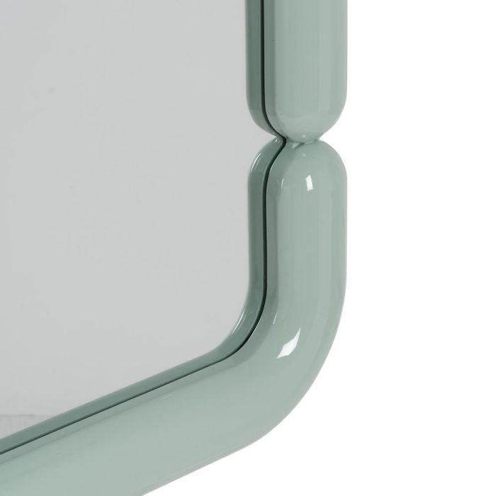 Espejo Lacado Verde Dm Decoración 90 X 4,80 X 90 cm