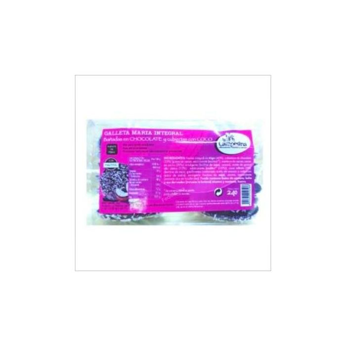 LA CAMPESINA Galleta María Integral Bañada en Chocolate y Coco, Sin Azúcares Añadidos, Alto Contenido en Fibra 240g