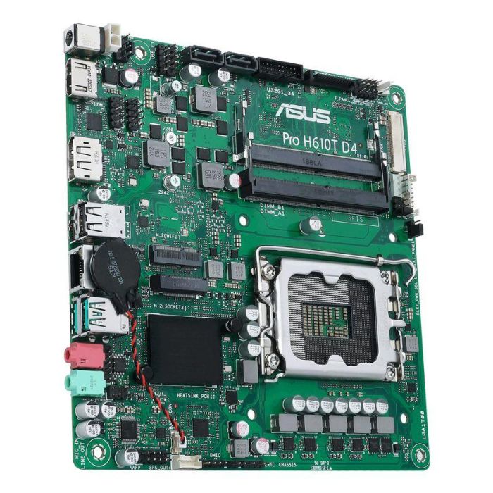 ASUS Placa Base Intel H610 LGA1700 Mini-ITX DDR4 para Empresas con M.2, HDMI, DP, ASUS CSM y Control Center Express 3 ASUS Placa Base Intel H610 LGA1700 Mini-ITX DDR4 para Empresas con M.2, HDMI, DP, ASUS CSM y Control Center Express 3