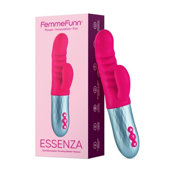 Vibrador Doble Estimulación FemmeFunn Essenza Rosa 8